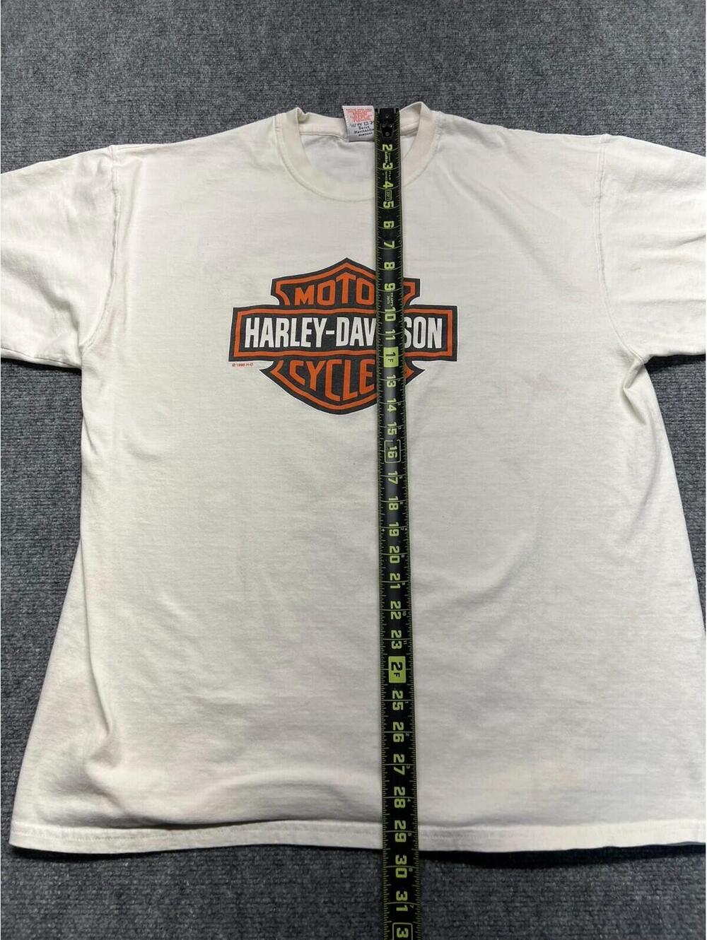 Harley-Davidson Mens XL T-Shirt Vintage Logo on front Javelina Boerne TX on back - Picture 8 of 8